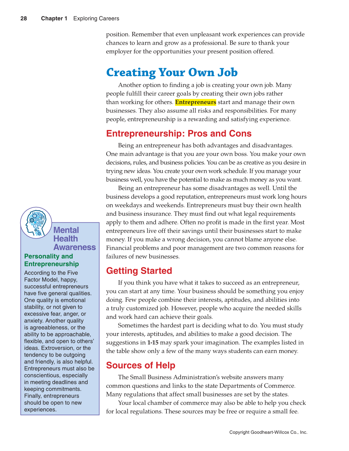 Succeeding in Life and Career: Foundations of Human Studies, 11th Edition page 28