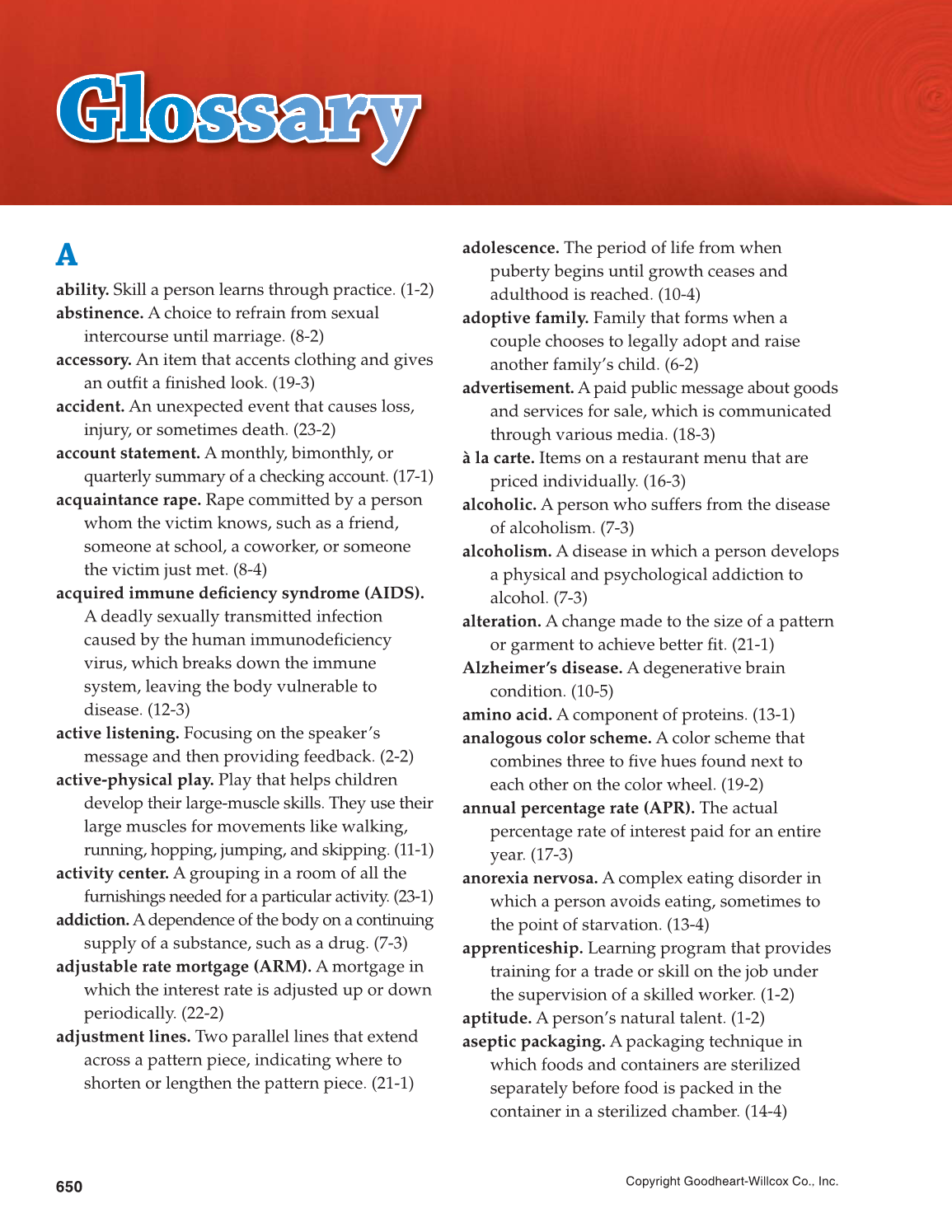 Succeeding in Life and Career: Foundations of Human Studies, 11th Edition page 650