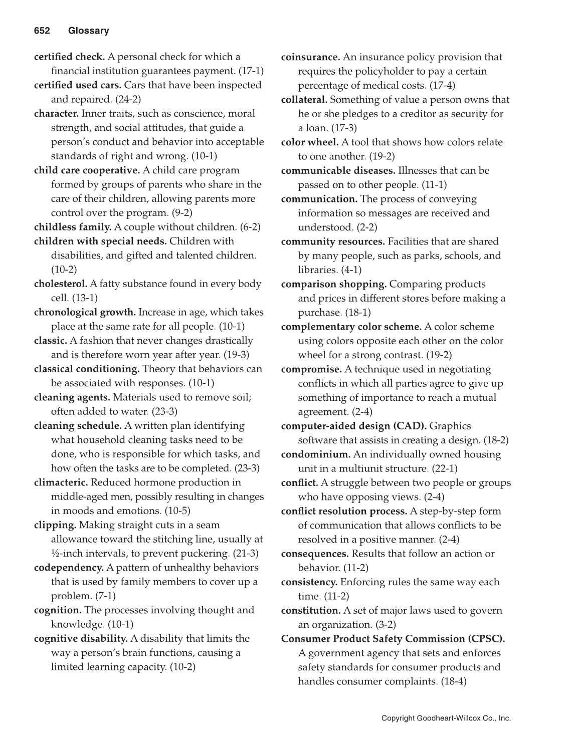 Succeeding in Life and Career: Foundations of Human Studies, 11th Edition page 652