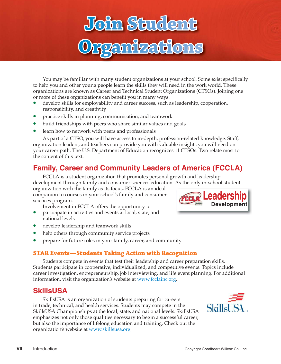 Succeeding in Life and Career: Foundations of Human Studies, 11th Edition page VIII