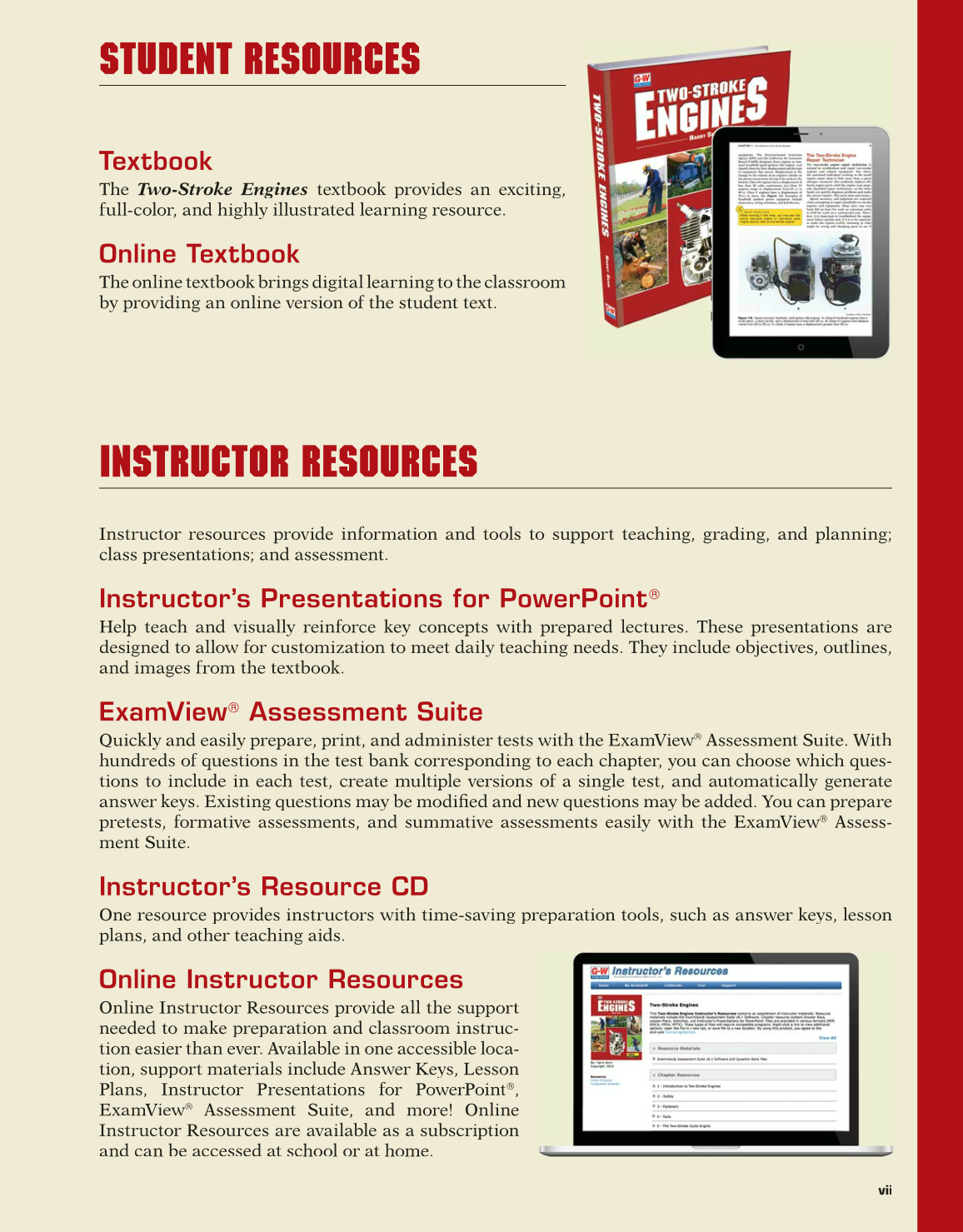 Two-Stroke Engines, 1st Edition page vii