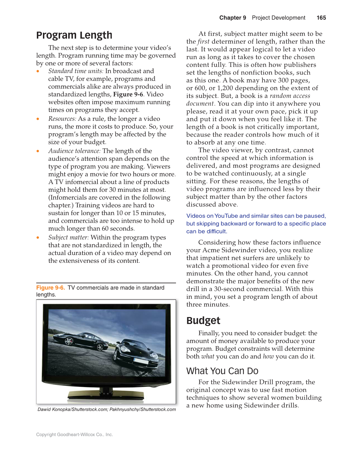 Video: Digital Communication & Production, 4th Edition page 165