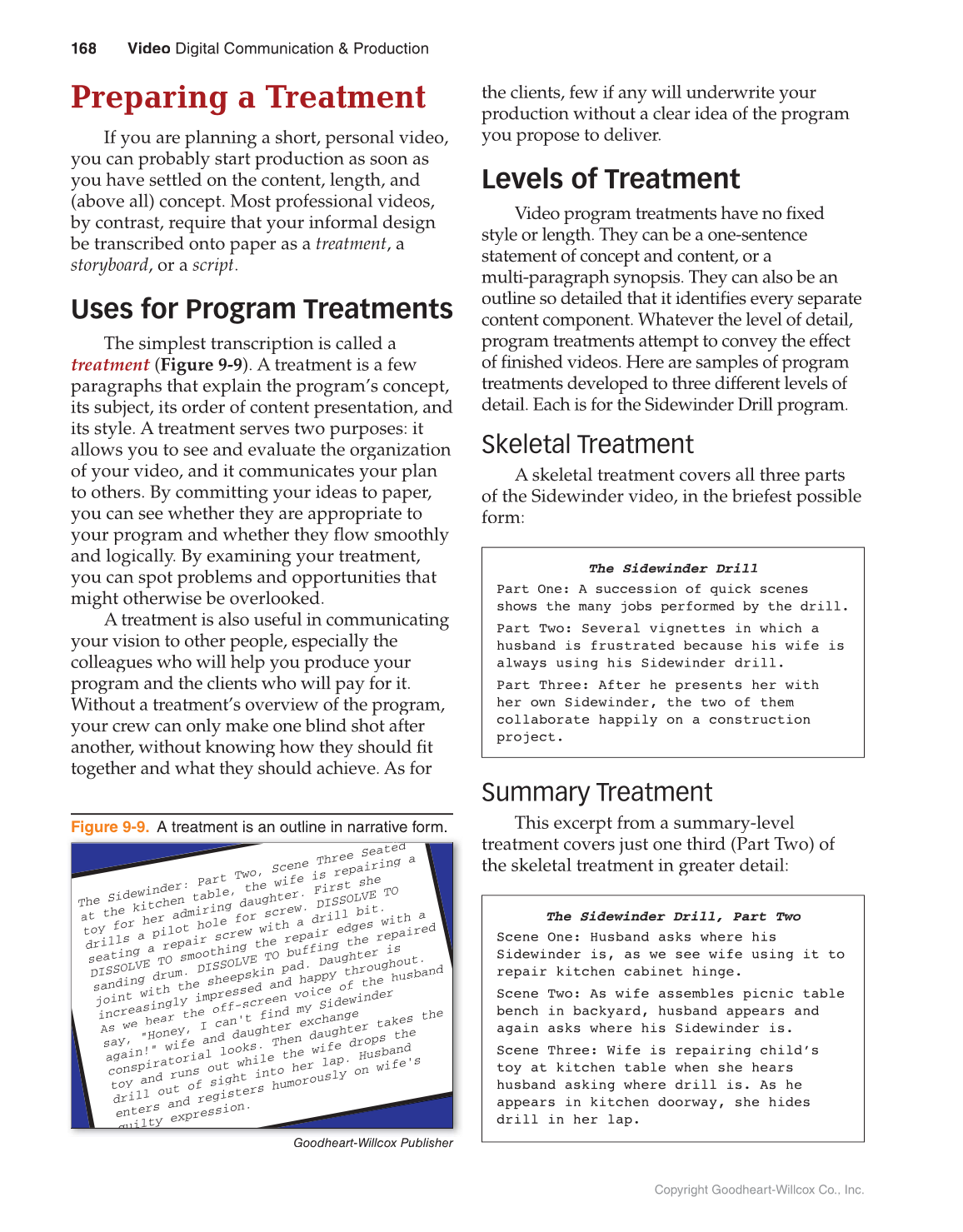 Video: Digital Communication & Production, 4th Edition page 168