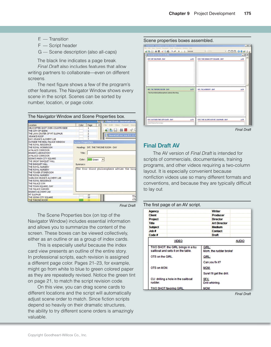 Video: Digital Communication & Production, 4th Edition page 175