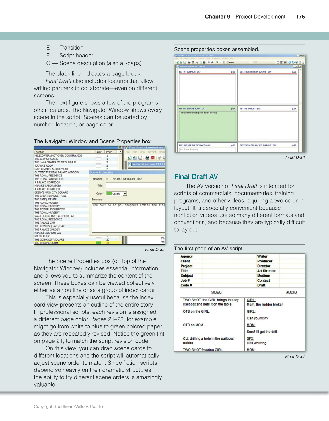 Video: Digital Communication & Production, 4th Edition page 175