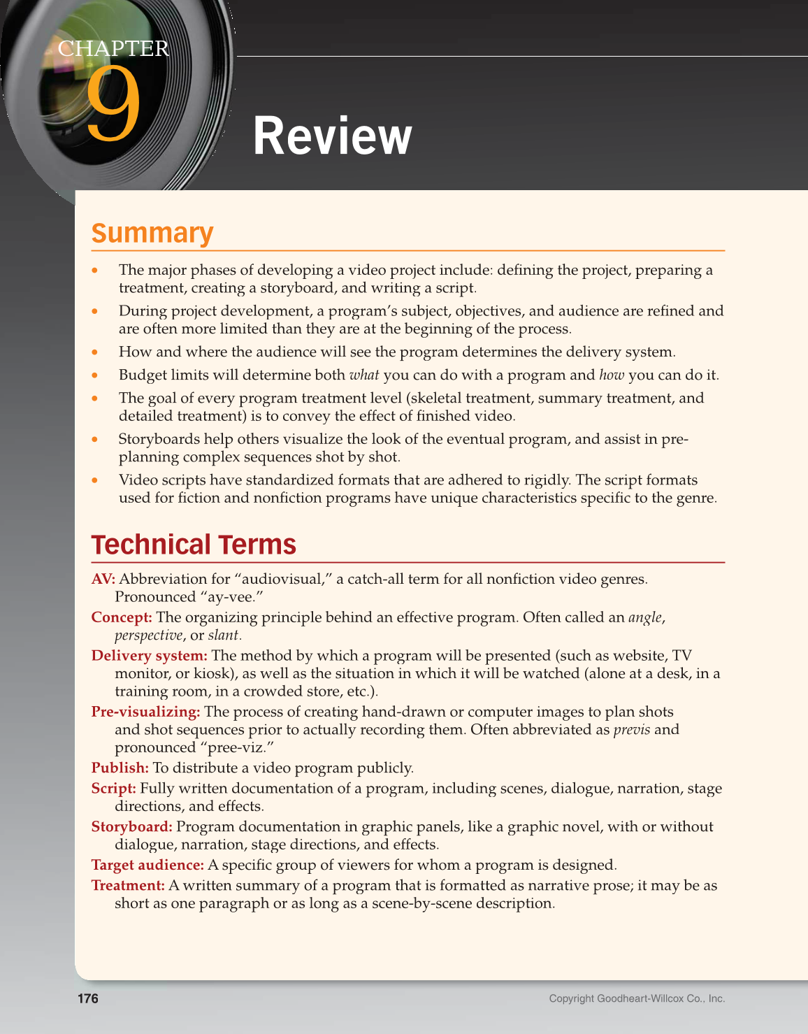 Video: Digital Communication & Production, 4th Edition page 176