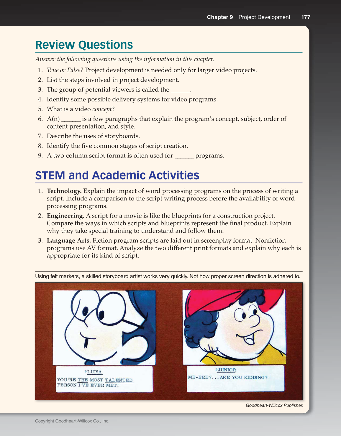 Video: Digital Communication & Production, 4th Edition page 177