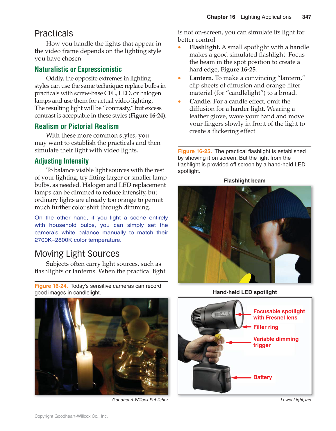 Video: Digital Communication & Production, 4th Edition page 347