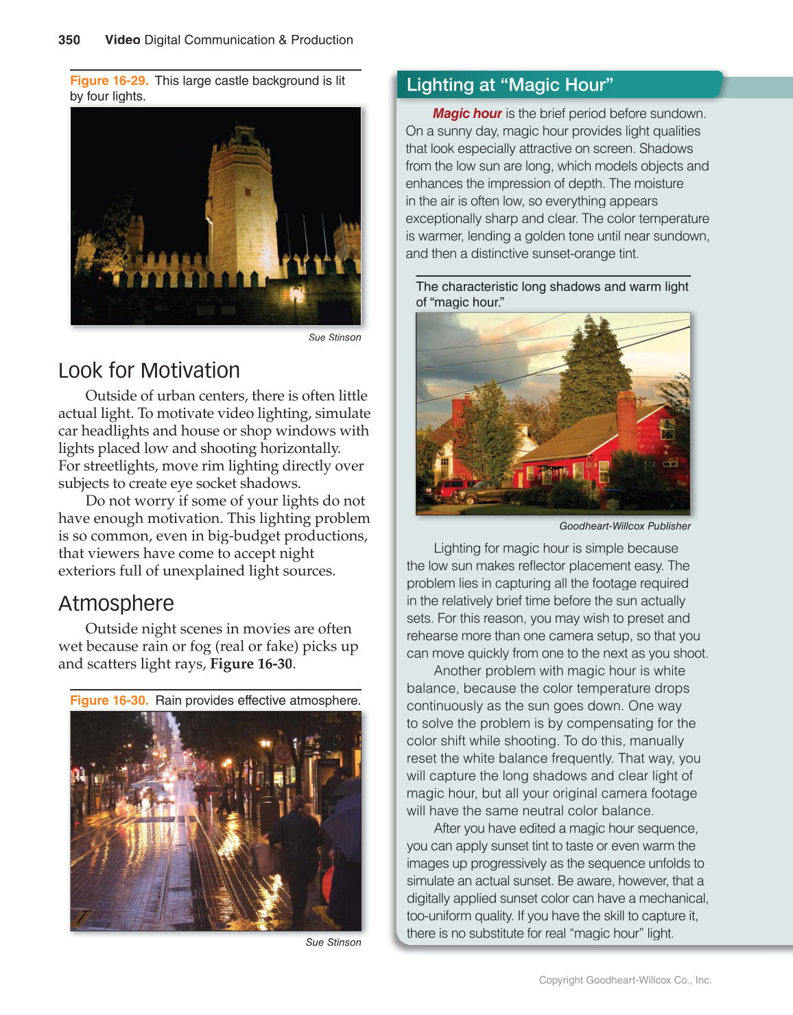 Video: Digital Communication & Production, 4th Edition page 350