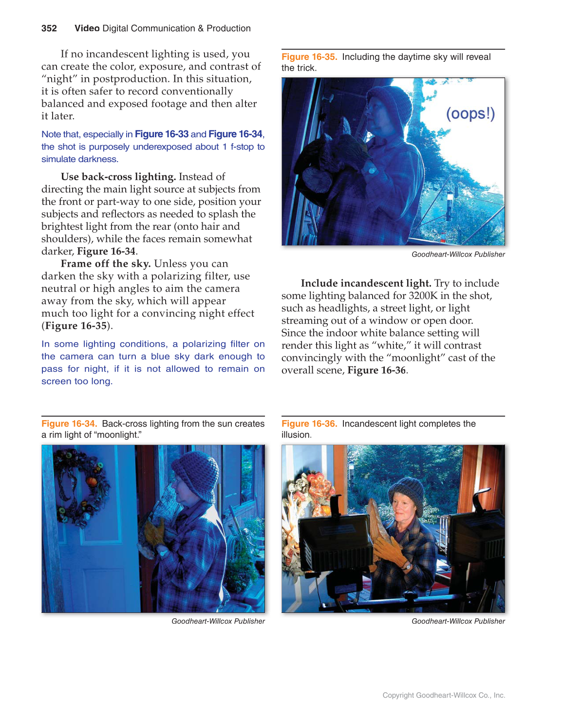 Video: Digital Communication & Production, 4th Edition page 352