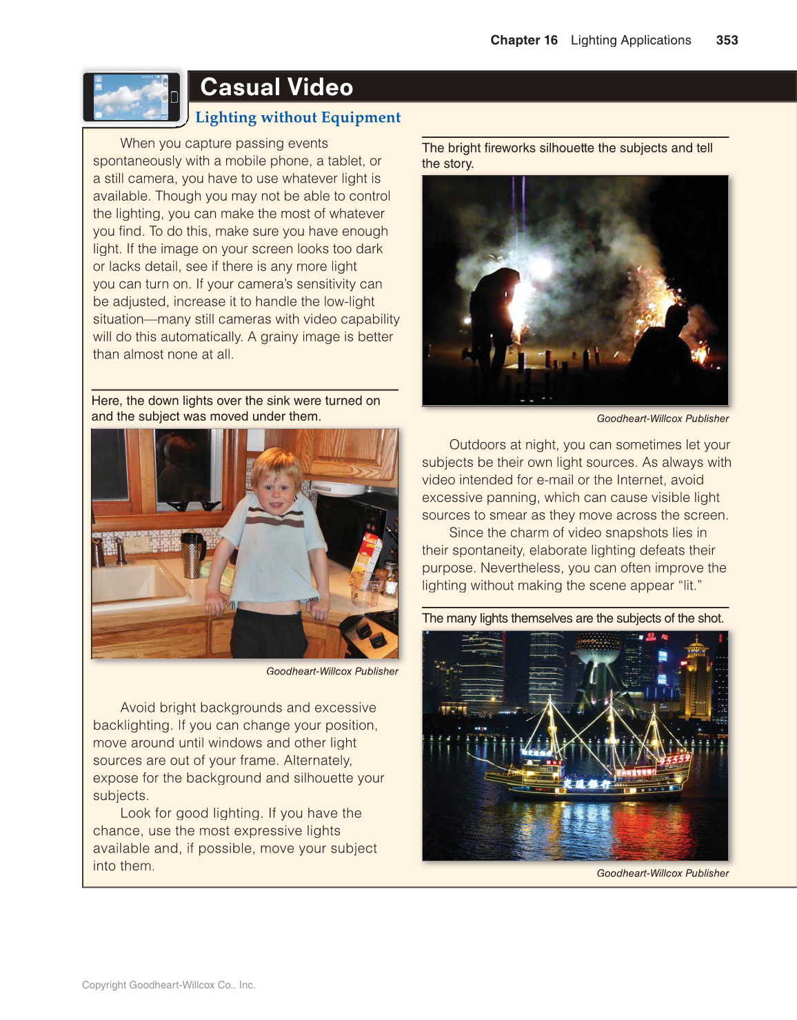 Video: Digital Communication & Production, 4th Edition page 353