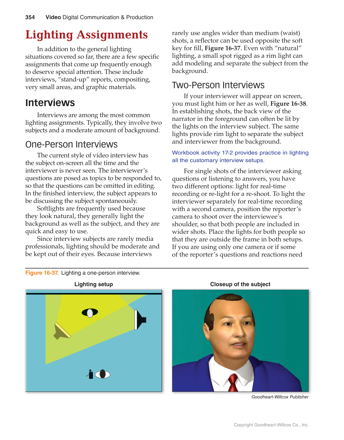 Video: Digital Communication & Production, 4th Edition page 354