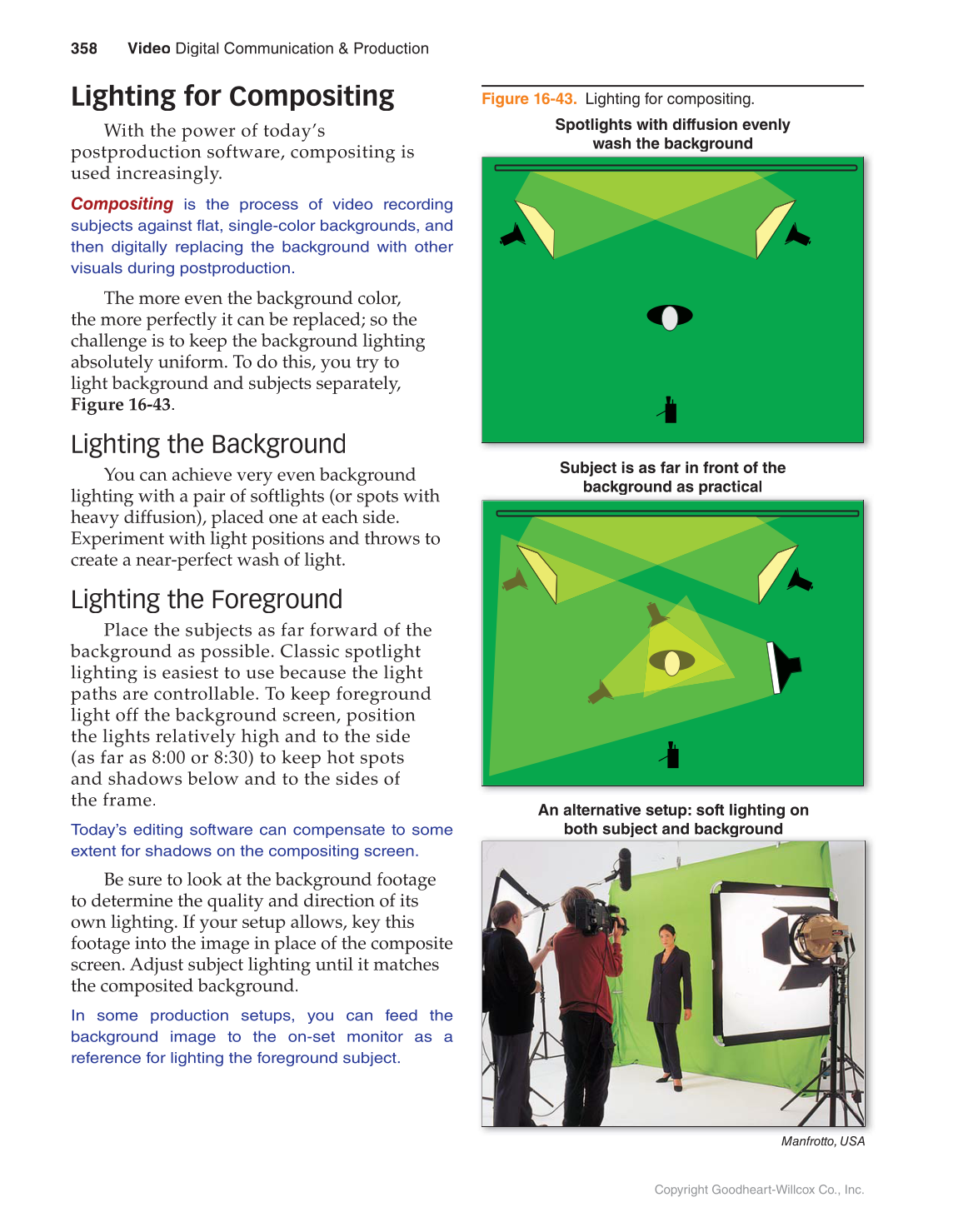 Video: Digital Communication & Production, 4th Edition page 358