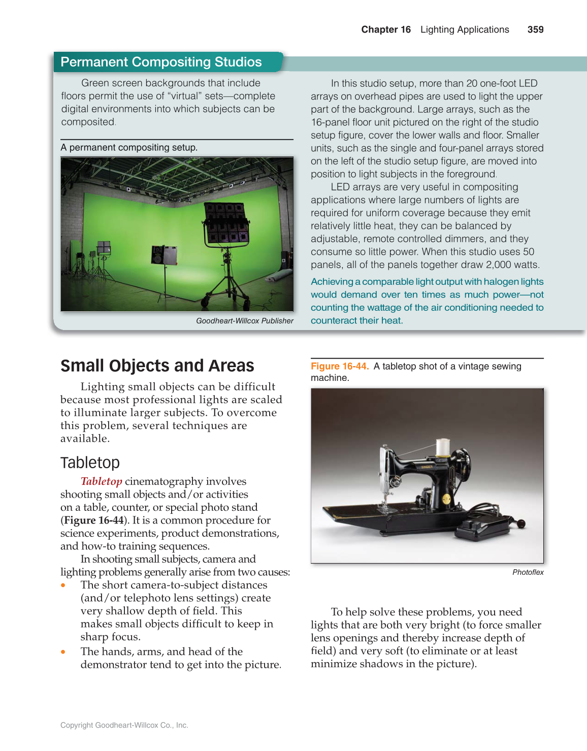 Video: Digital Communication & Production, 4th Edition page 359