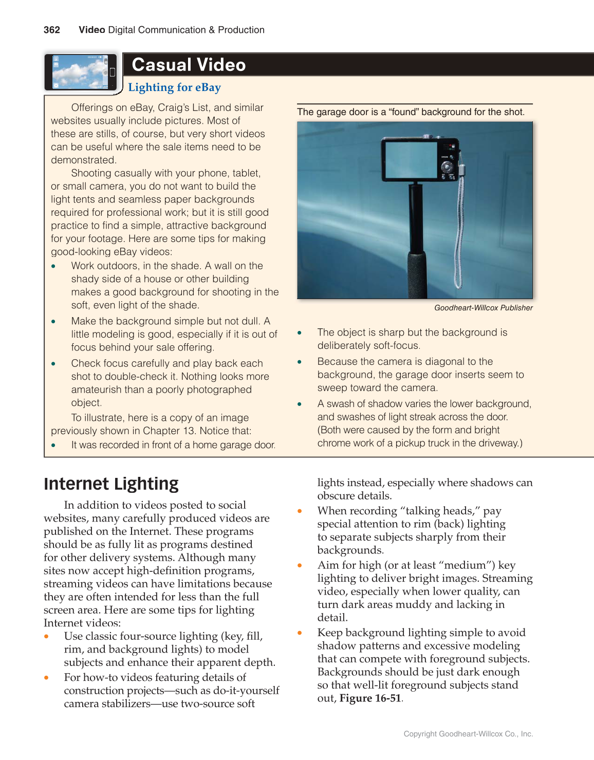 Video: Digital Communication & Production, 4th Edition page 362