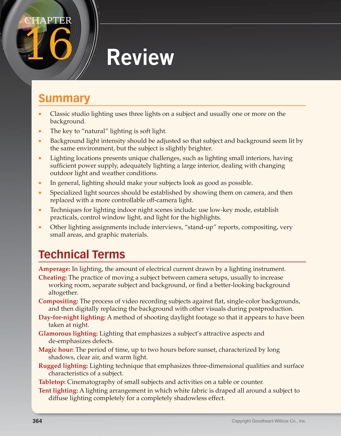 Video: Digital Communication & Production, 4th Edition page 364