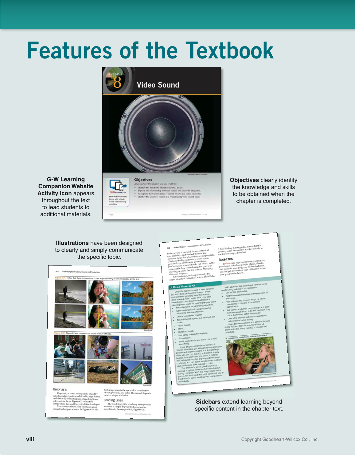 Video: Digital Communication & Production, 4th Edition page viii