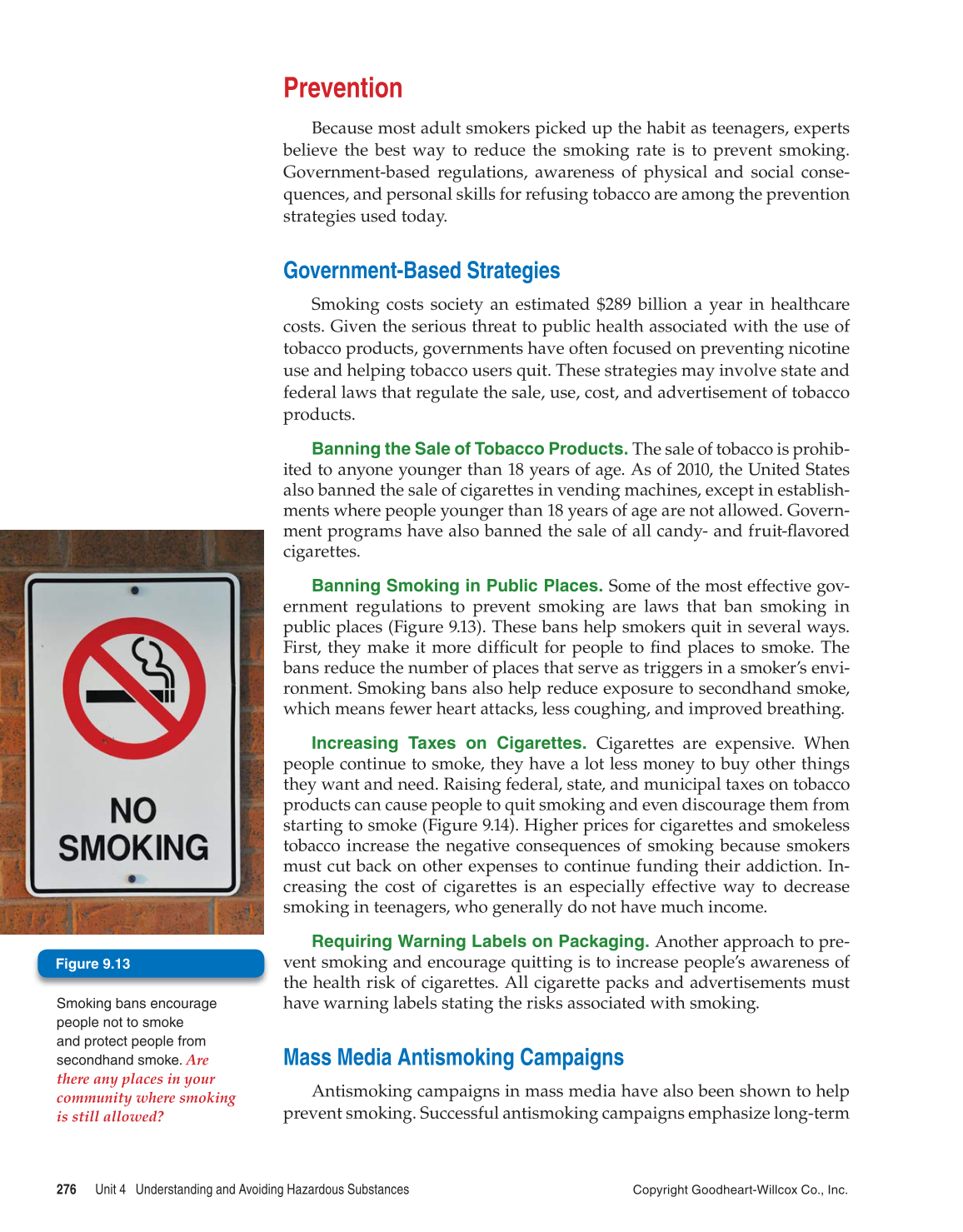 Essential Health, 1st Edition page 276