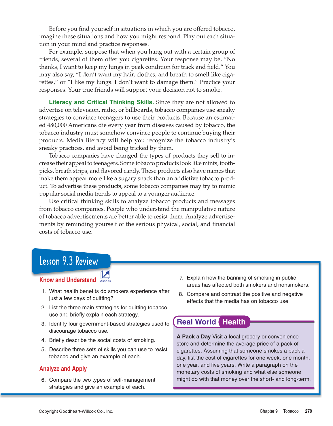 Essential Health, 1st Edition page 279
