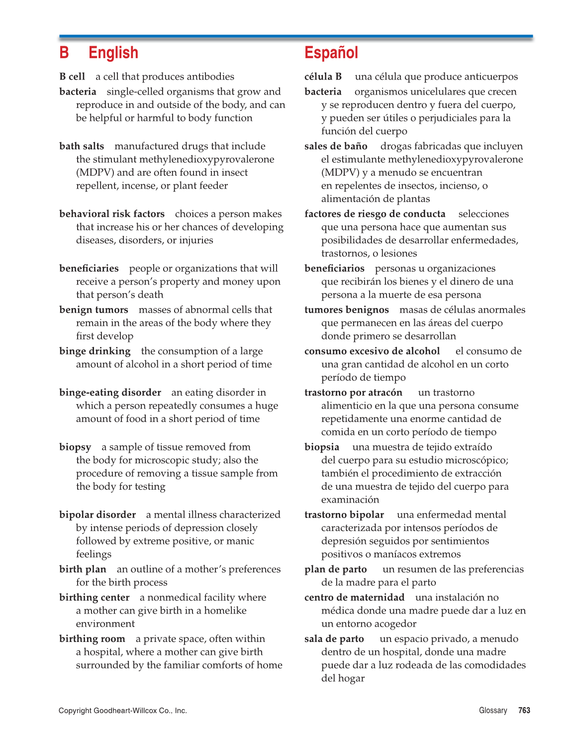 Essential Health, 1st Edition page 763