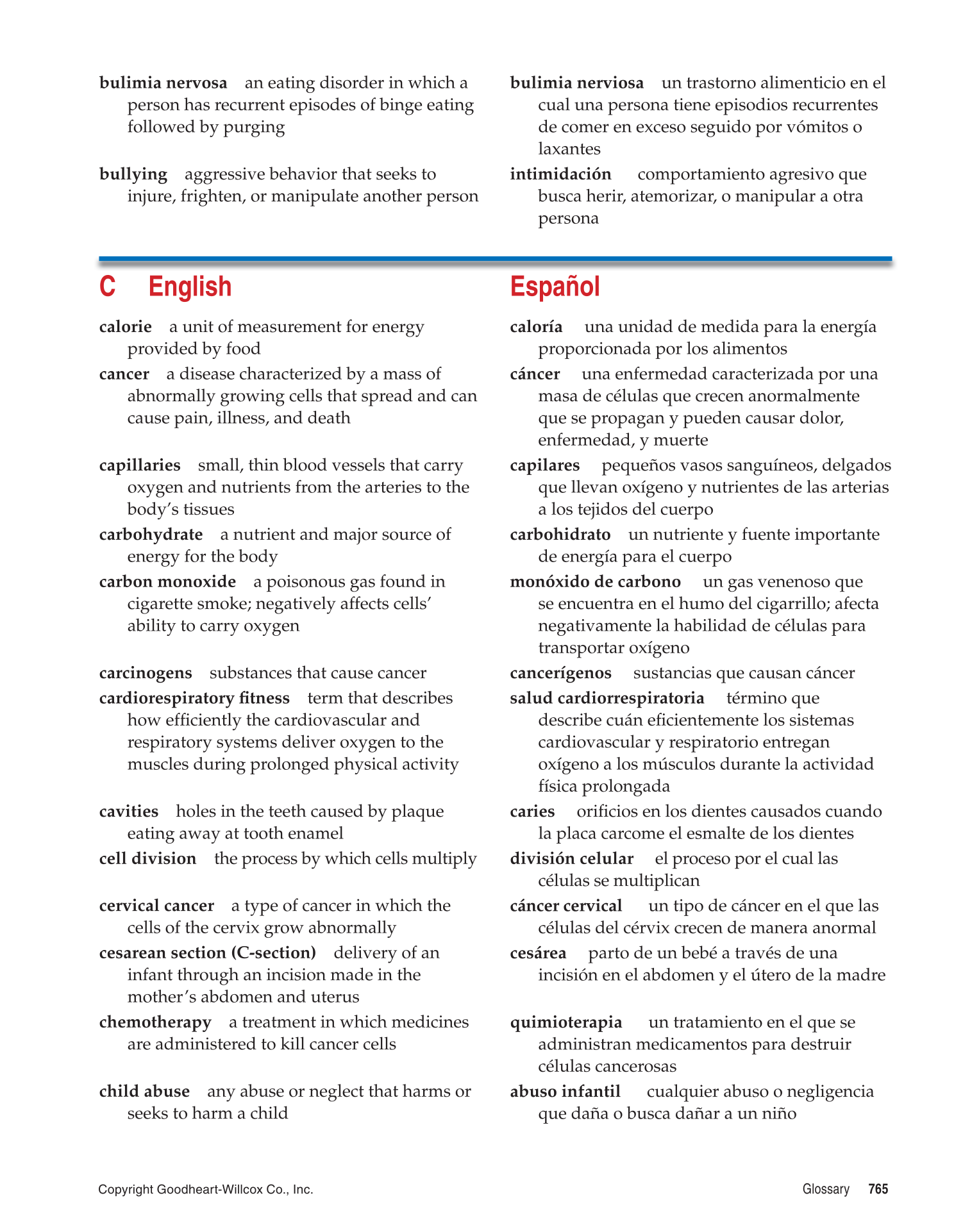 Essential Health, 1st Edition page 765