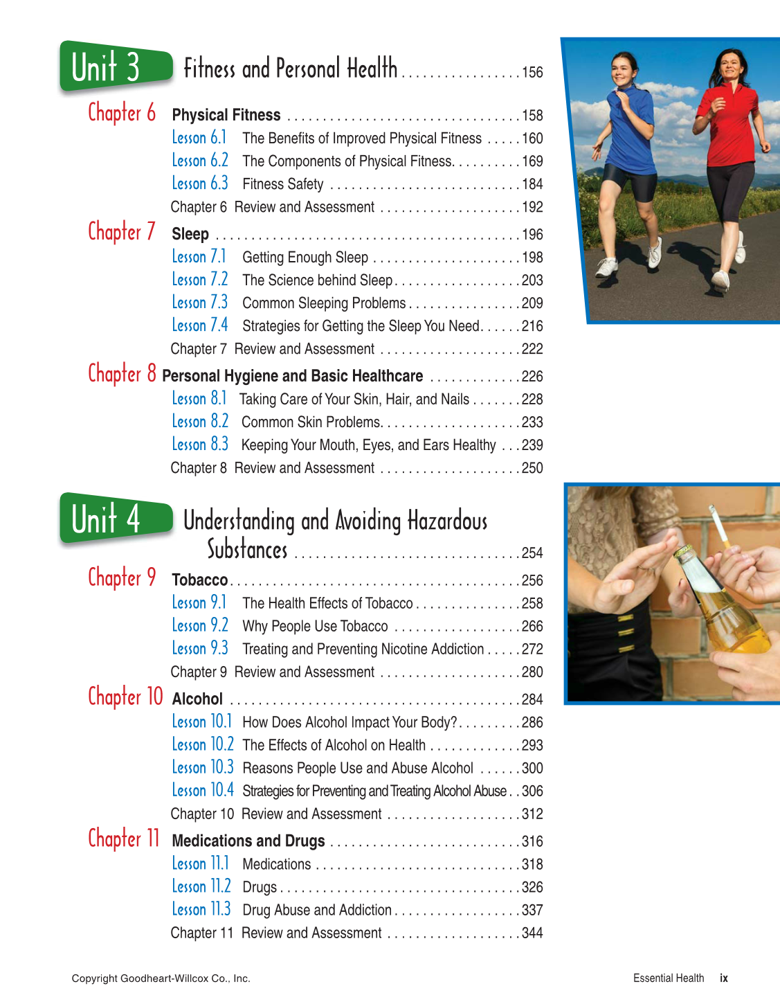 Essential Health, 1st Edition page ix