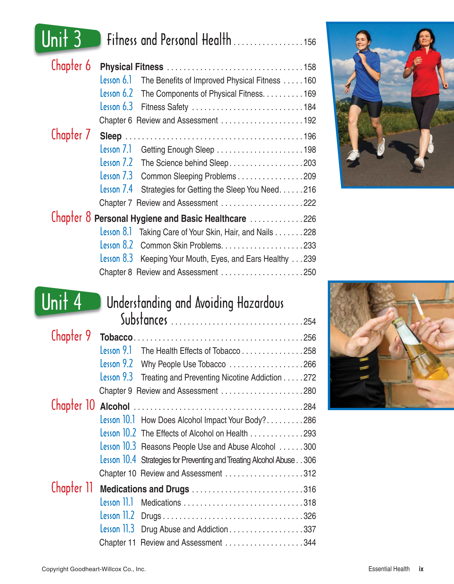 Essential Health, 1st Edition page ix