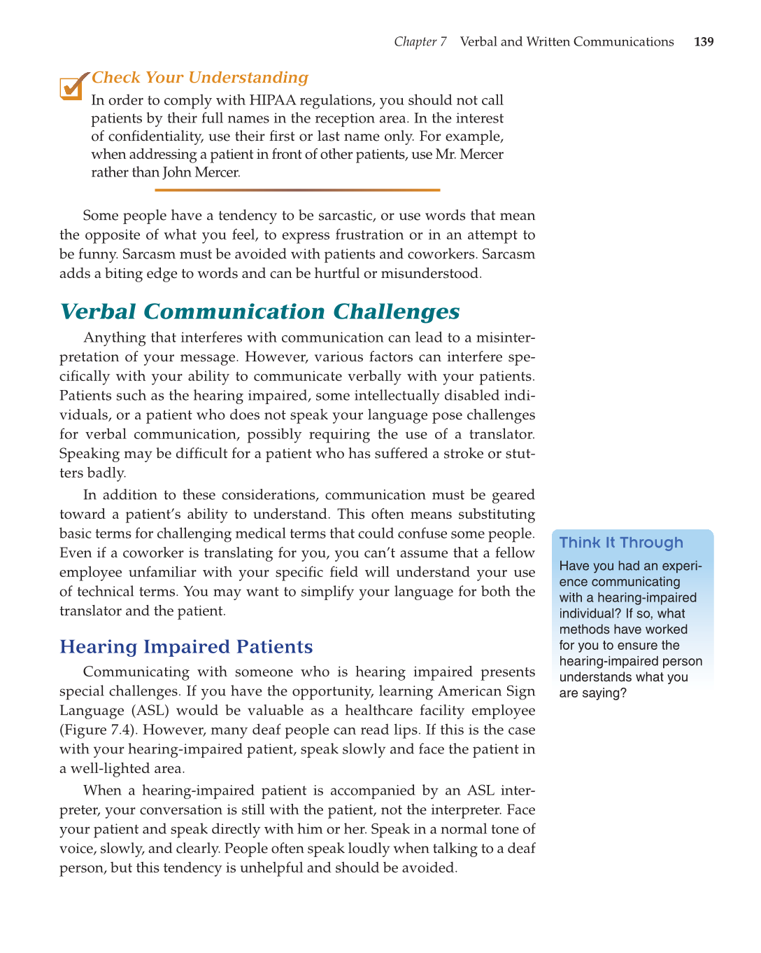 Essential Skills for Health Career Success, 1st Edition page 139
