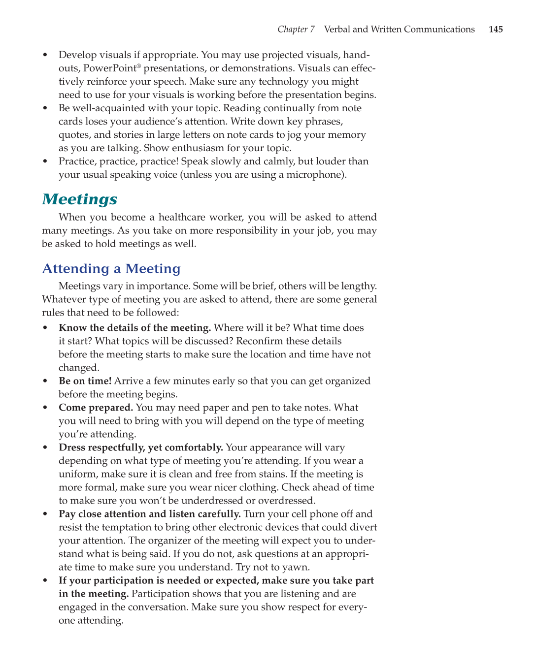 Essential Skills for Health Career Success, 1st Edition page 145