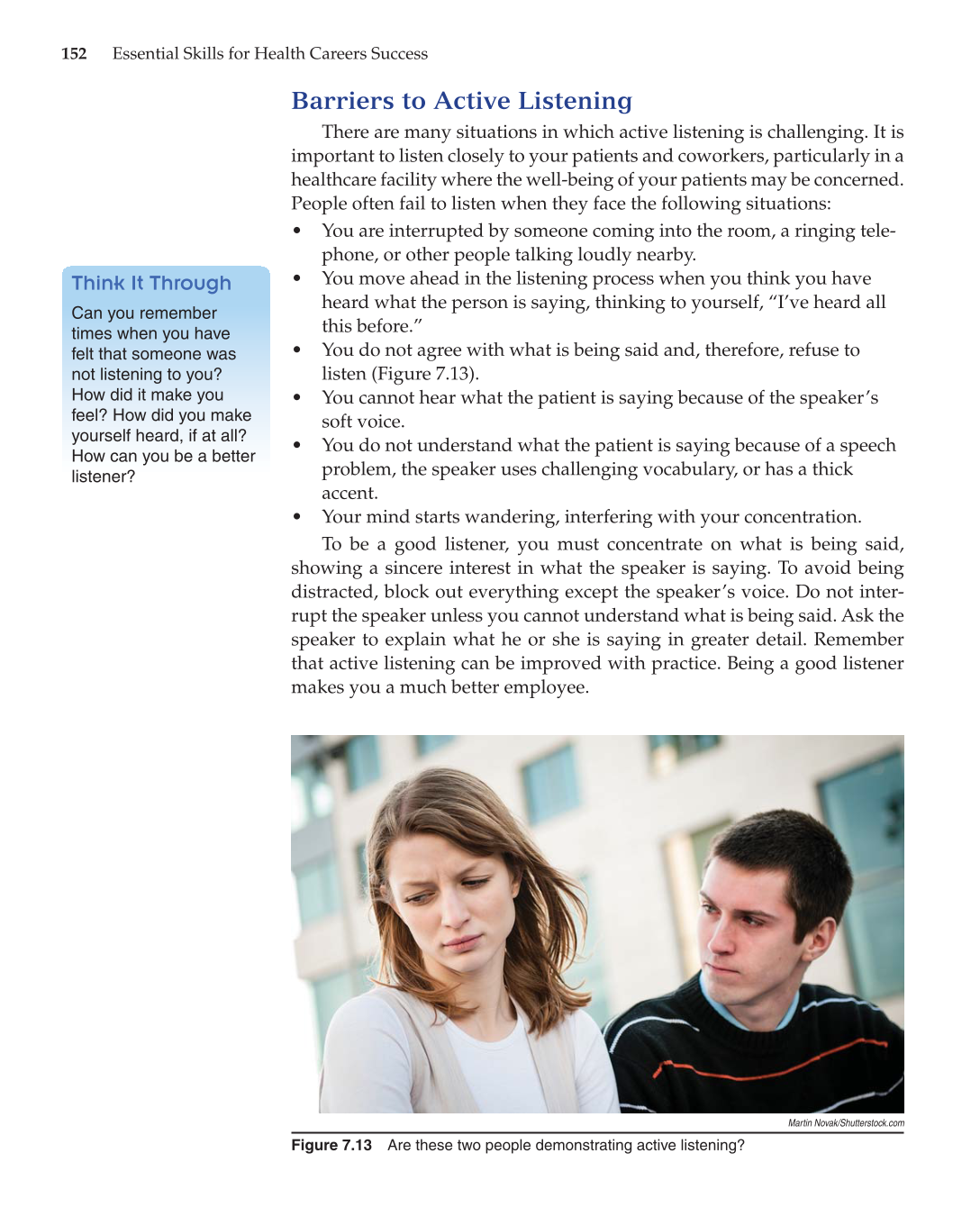 Essential Skills for Health Career Success, 1st Edition page 152