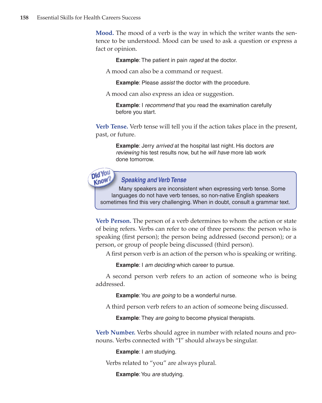 Essential Skills for Health Career Success, 1st Edition page 158