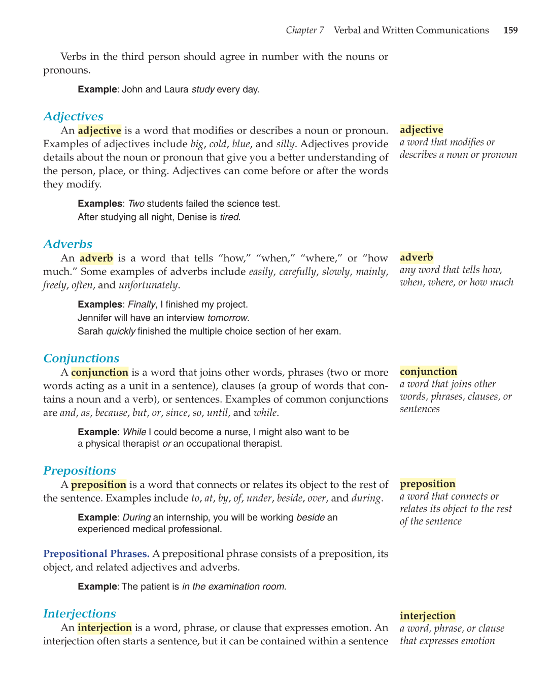 Essential Skills for Health Career Success, 1st Edition page 159
