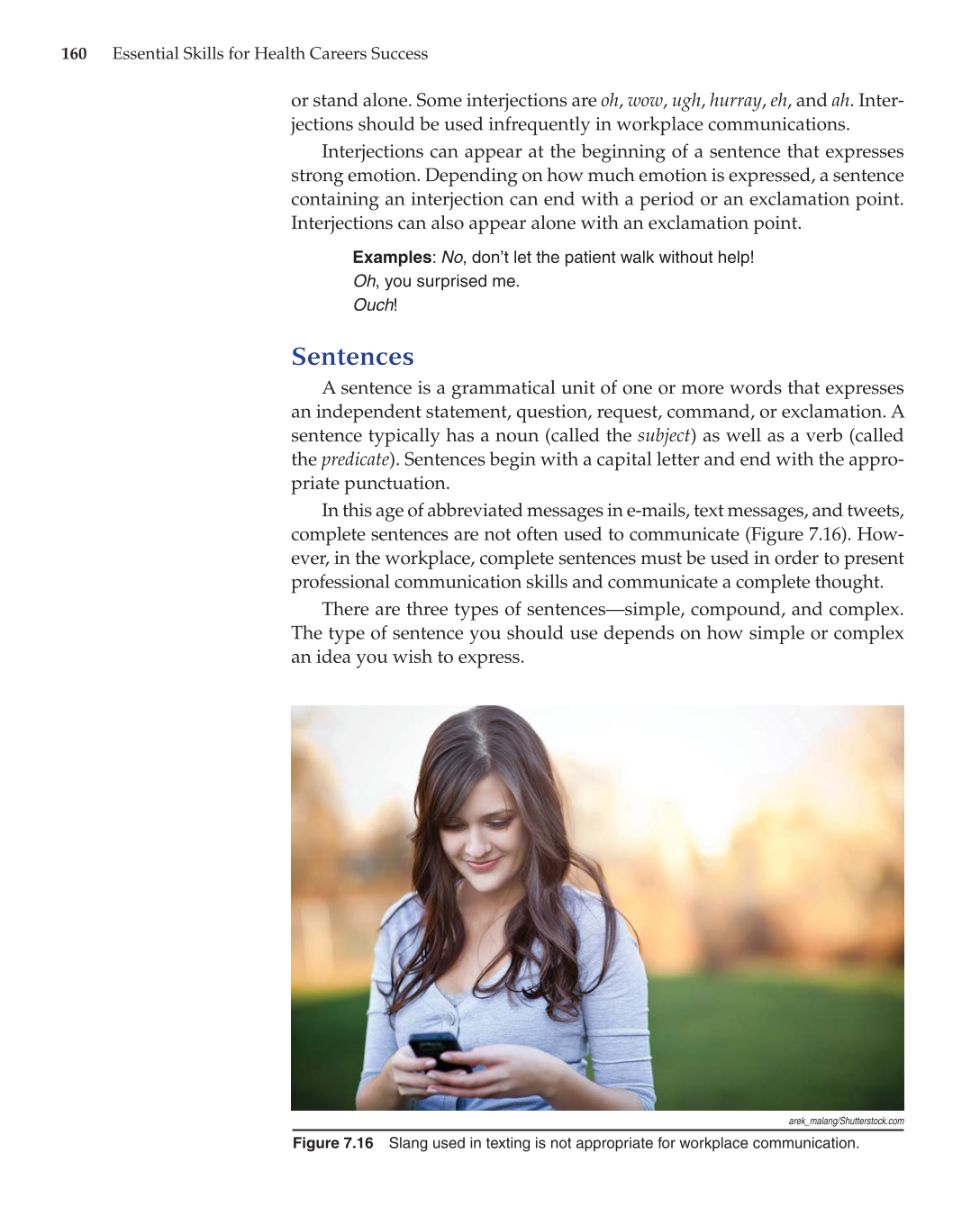 Essential Skills for Health Career Success, 1st Edition page 160
