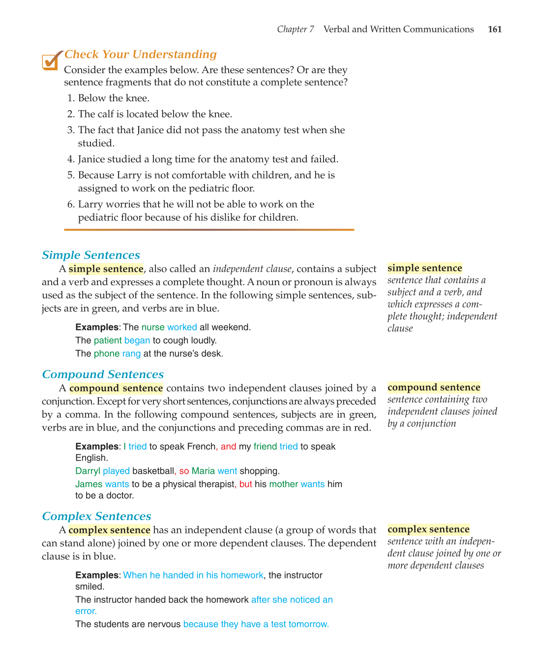 Essential Skills for Health Career Success, 1st Edition page 161