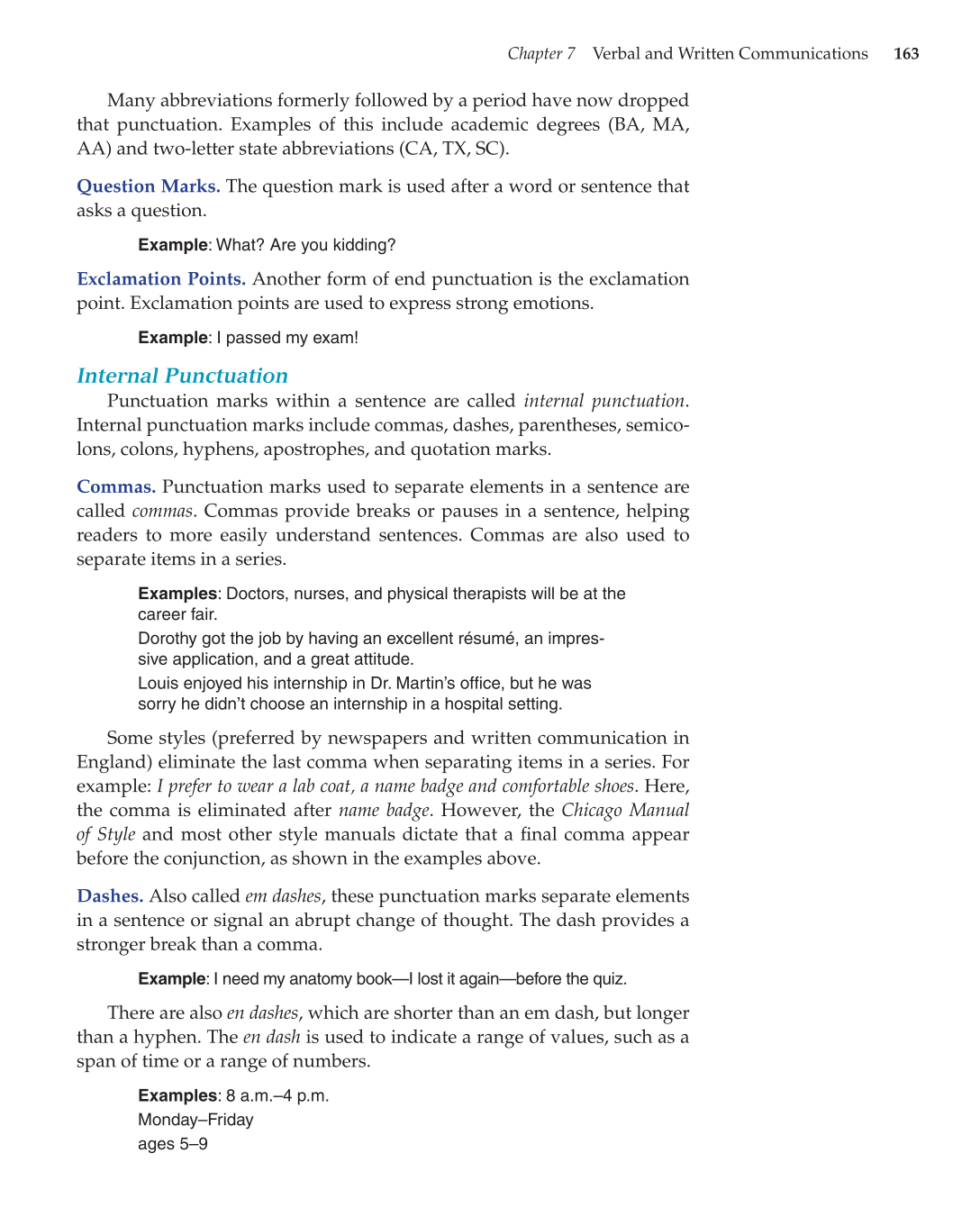 Essential Skills for Health Career Success, 1st Edition page 163
