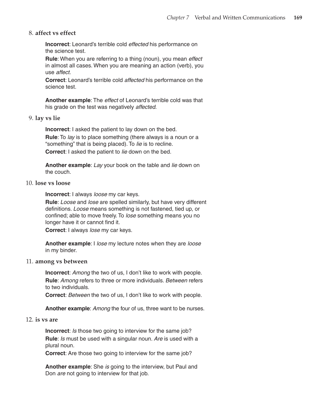 Essential Skills for Health Career Success, 1st Edition page 169