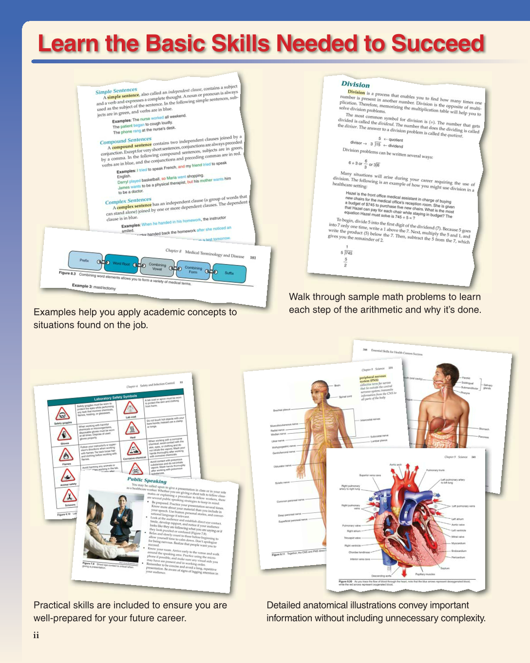 Essential Skills for Health Career Success, 1st Edition page ii