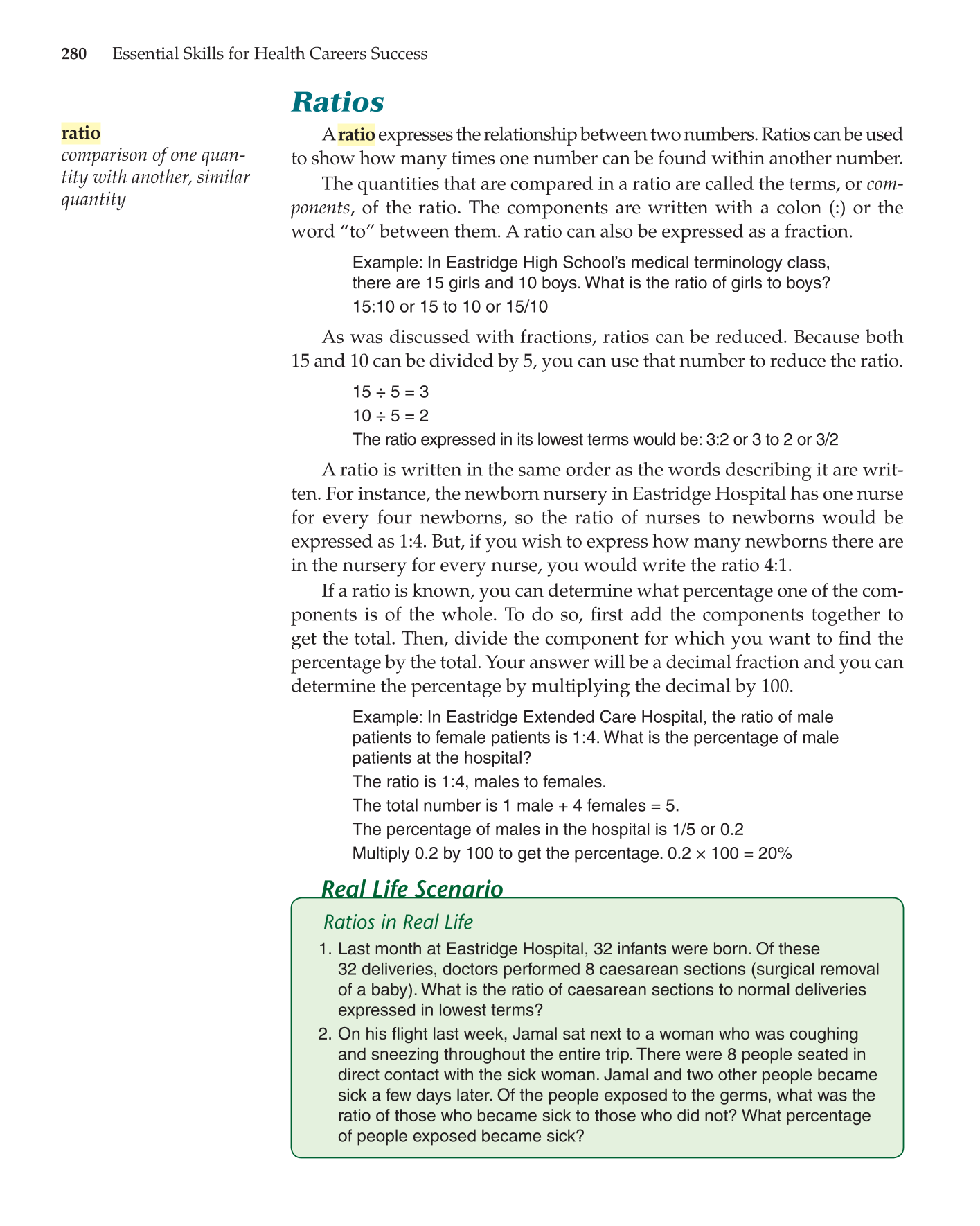 Essential Skills for Health Career Success, 1st Edition page 280