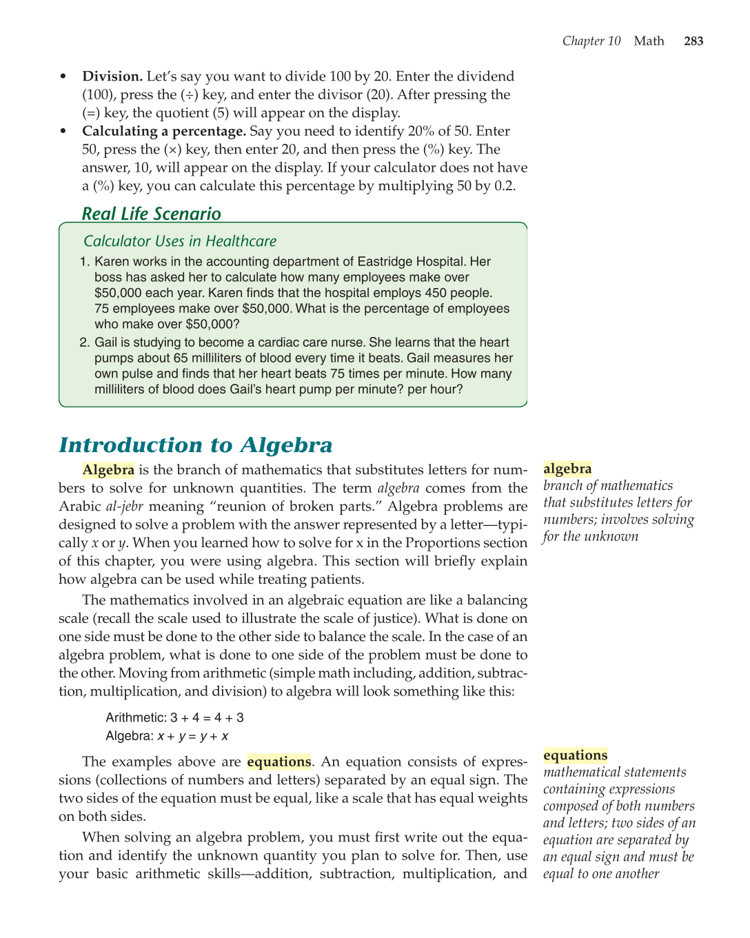 Essential Skills for Health Career Success, 1st Edition page 283