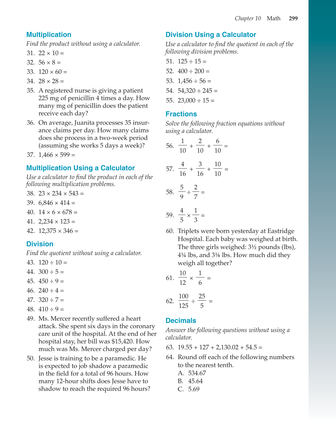 Essential Skills for Health Career Success, 1st Edition page 299