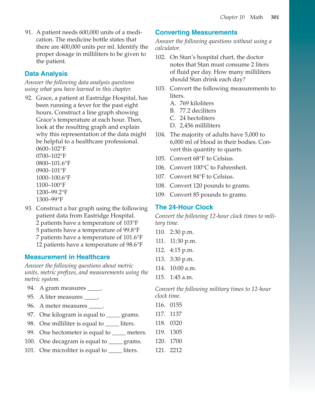 Essential Skills for Health Career Success, 1st Edition page 301