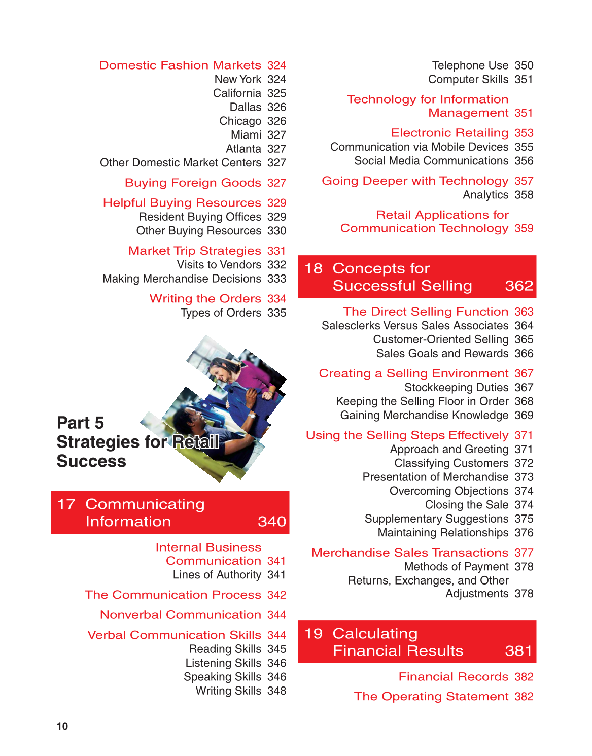 Fashion Marketing & Merchandising, 4th Edition page 10