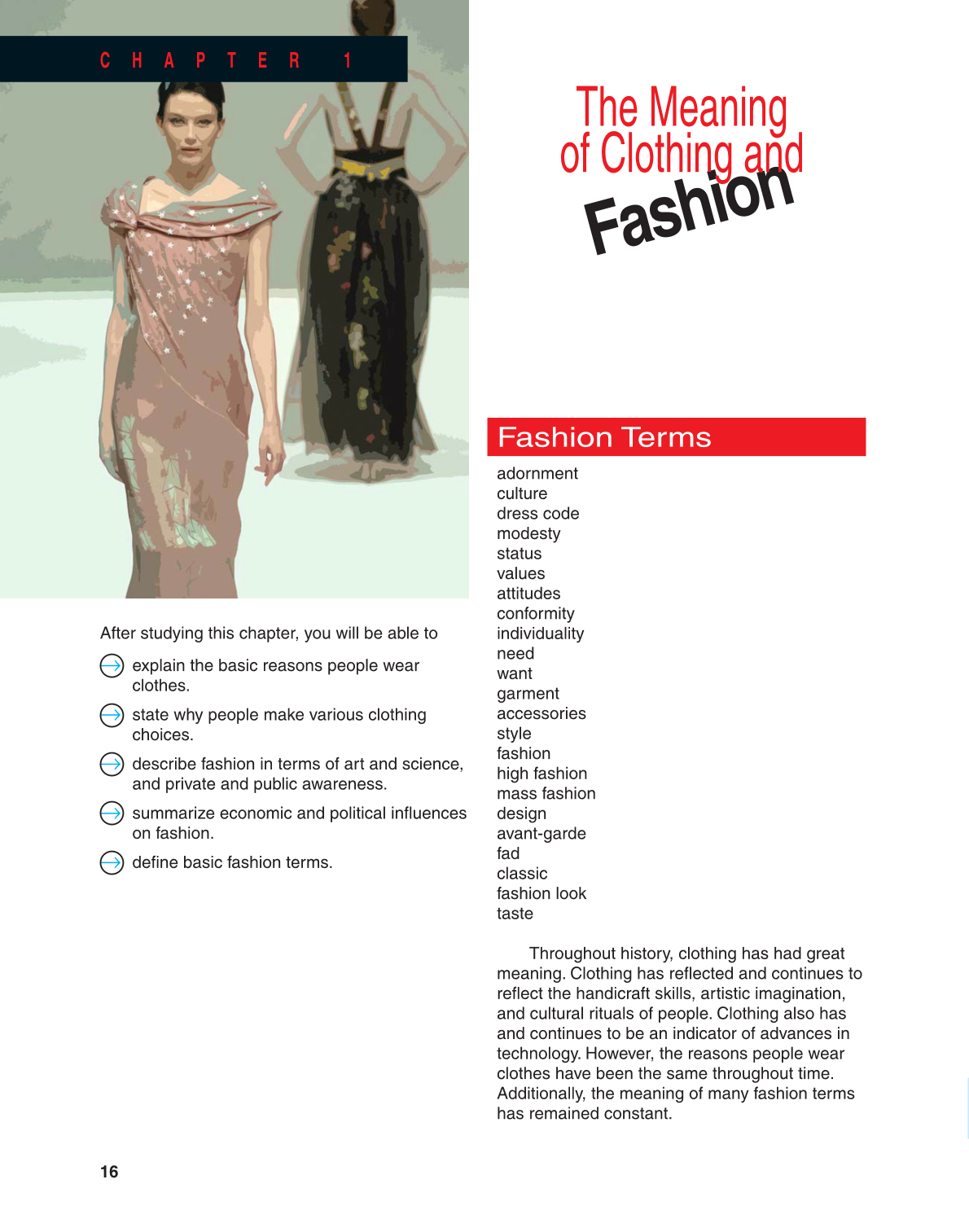 Fashion Marketing & Merchandising, 4th Edition page 16