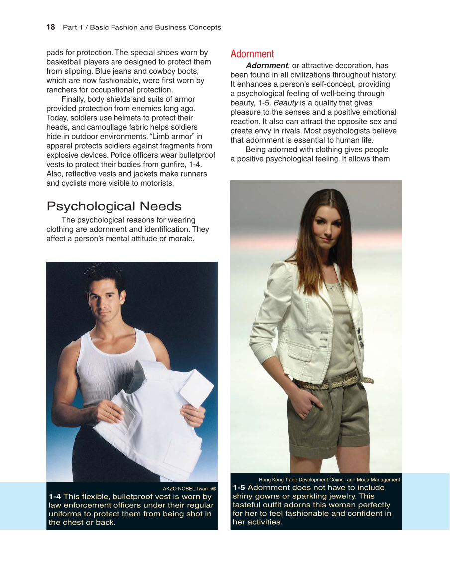Fashion Marketing & Merchandising, 4th Edition page 18