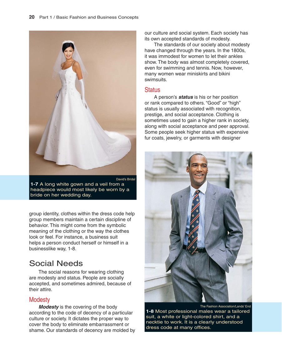 Fashion Marketing & Merchandising, 4th Edition page 20