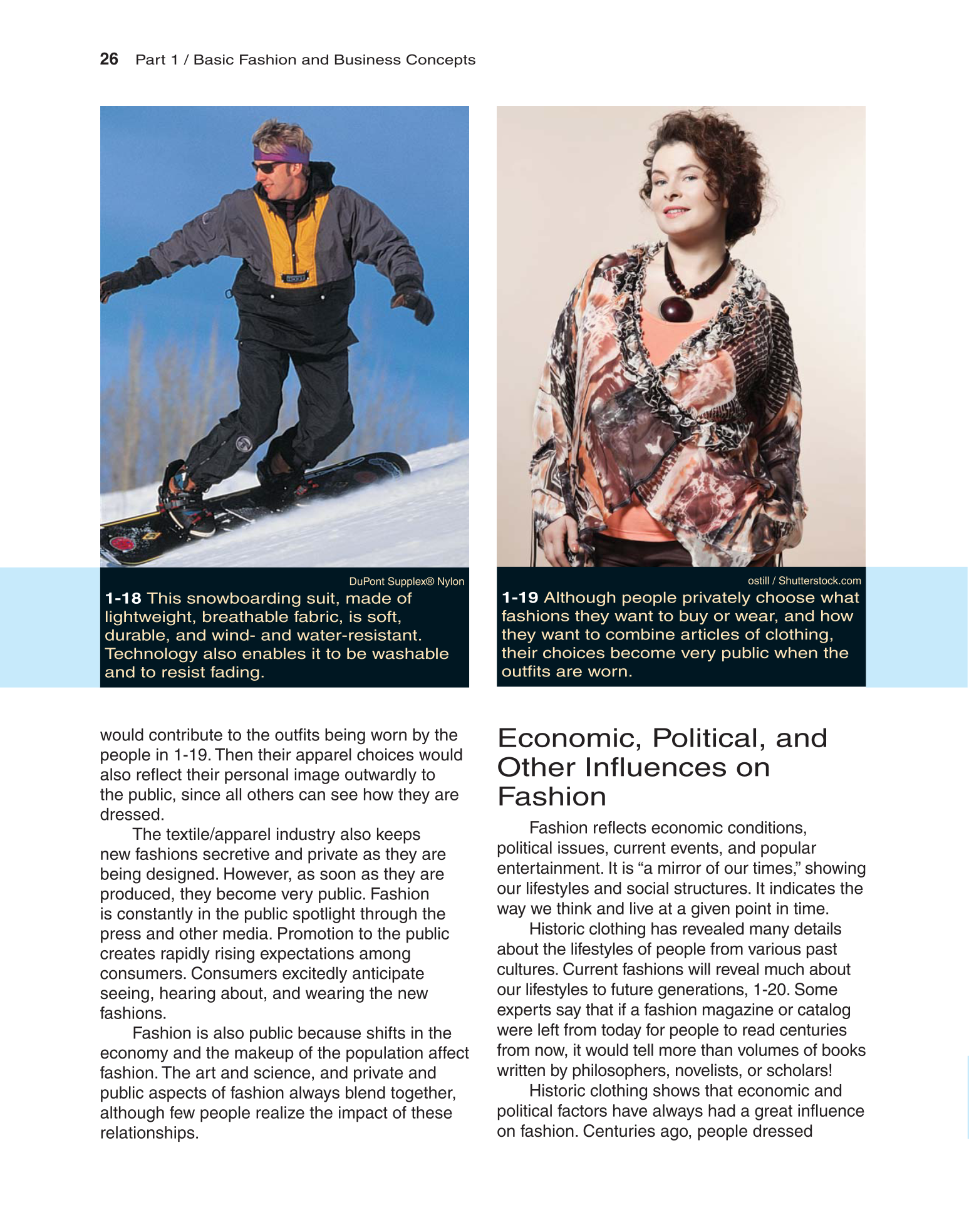 Fashion Marketing & Merchandising, 4th Edition page 26
