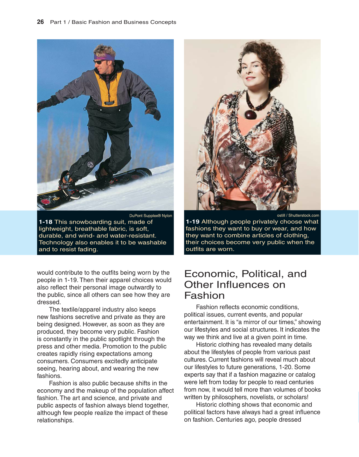 Fashion Marketing & Merchandising, 4th Edition page 26