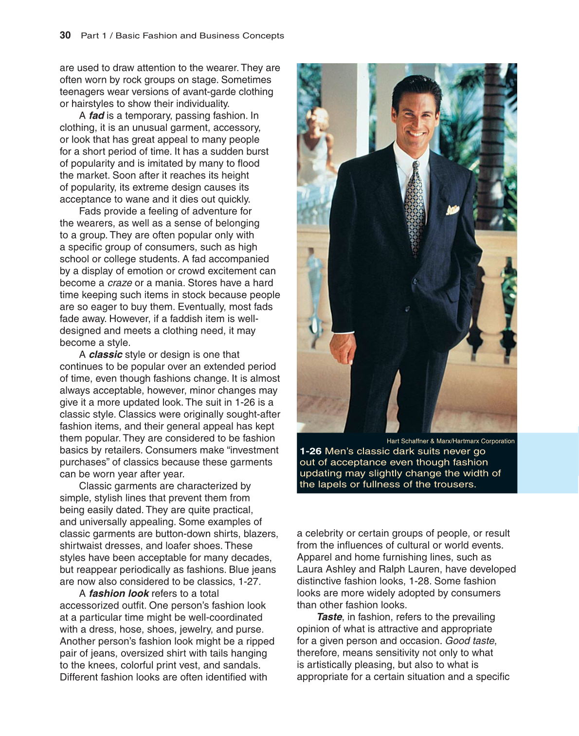 Fashion Marketing & Merchandising, 4th Edition page 30