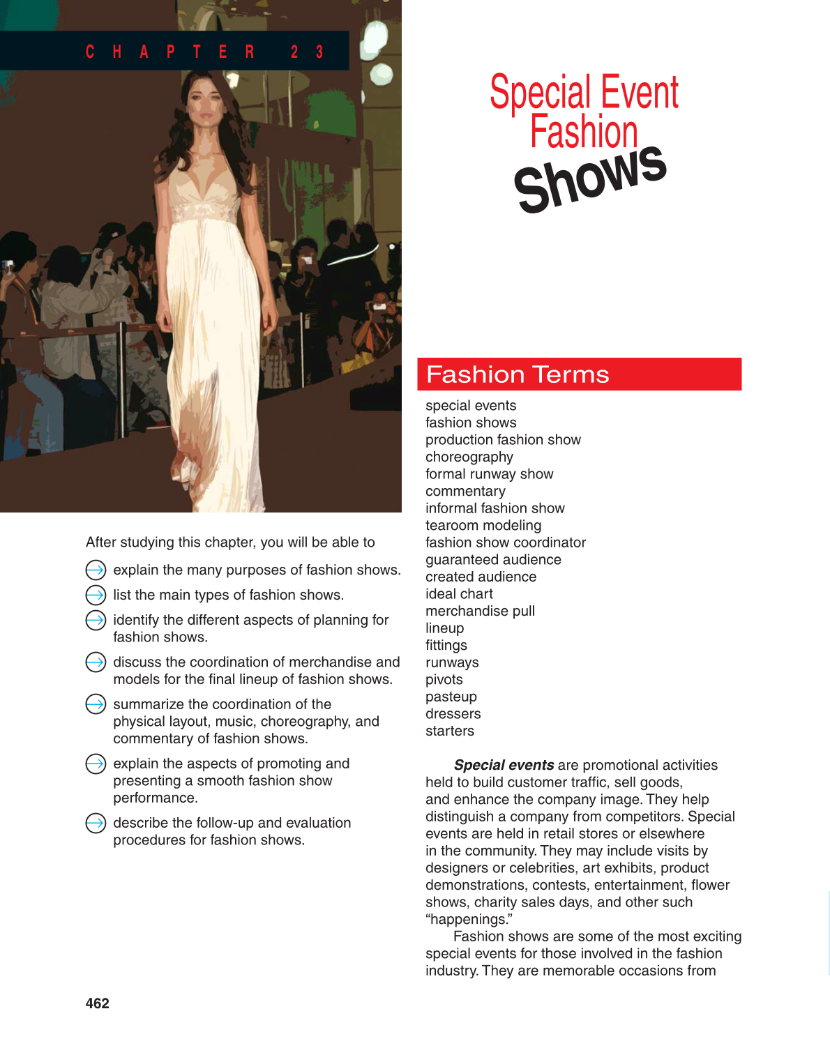 Fashion Marketing & Merchandising, 4th Edition page 462