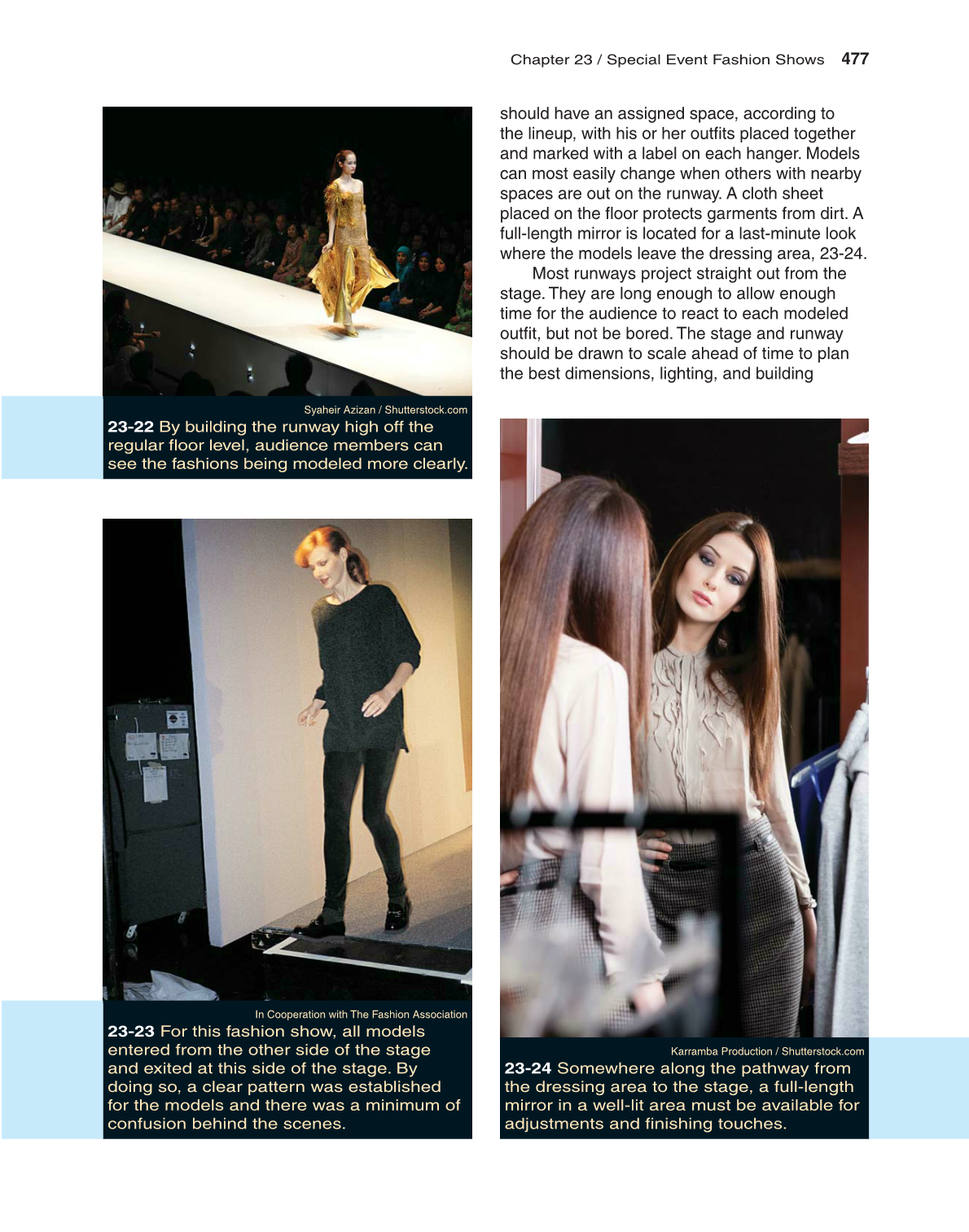 Fashion Marketing & Merchandising, 4th Edition page 477